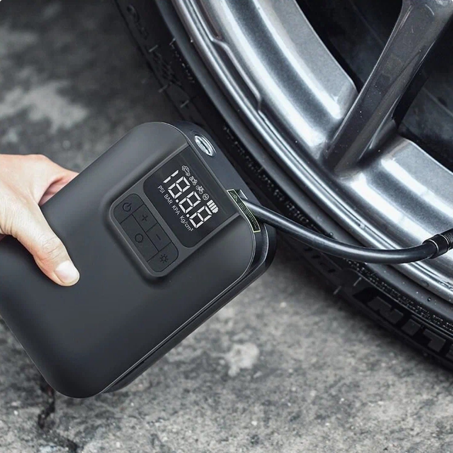 AirCharge Compact Car Air Pump